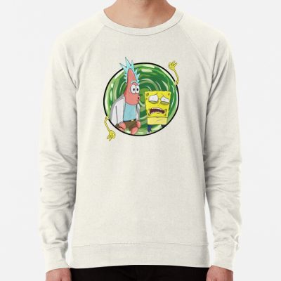 ssrcolightweight sweatshirtmensoatmeal heatherfrontsquare productx1000 bgf8f8f8 20 - Rick And Morty Shop