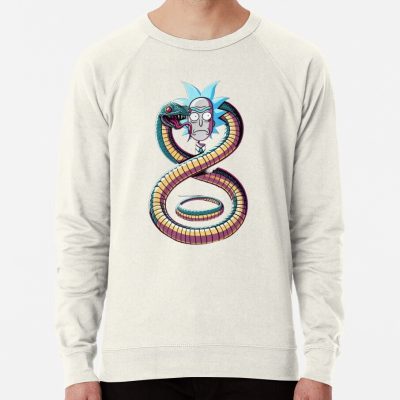 ssrcolightweight sweatshirtmensoatmeal heatherfrontsquare productx1000 bgf8f8f8 4 - Rick And Morty Shop