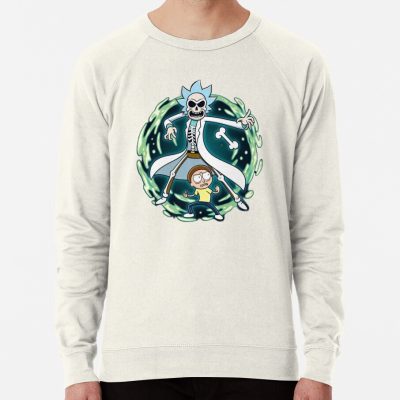 ssrcolightweight sweatshirtmensoatmeal heatherfrontsquare productx1000 bgf8f8f8 5 - Rick And Morty Shop
