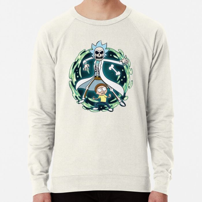ssrcolightweight sweatshirtmensoatmeal heatherfrontsquare productx1000 bgf8f8f8 5 - Rick And Morty Shop