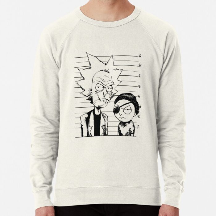 ssrcolightweight sweatshirtmensoatmeal heatherfrontsquare productx1000 bgf8f8f8 6 - Rick And Morty Shop