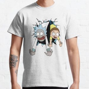 Broken Wall Adult Cartoon Fashion T-Shirt