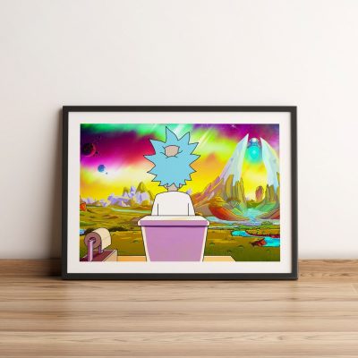 Rick and Morty Rick Sanchez Canvas Wall Art
