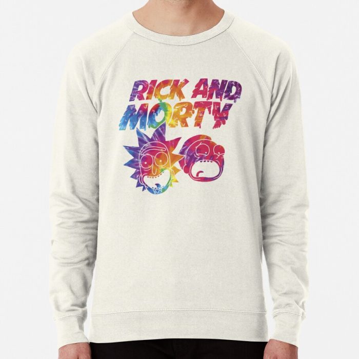 ssrcolightweight sweatshirtmensoatmeal heatherfrontsquare productx1000 bgf8f8f8 6 - Rick And Morty Shop